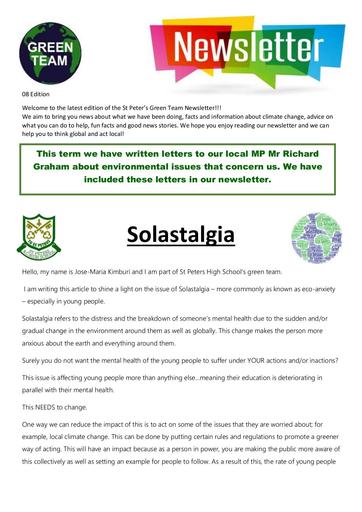 Green Team Newsletter 08