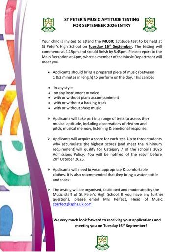 Music Aptitude Poster