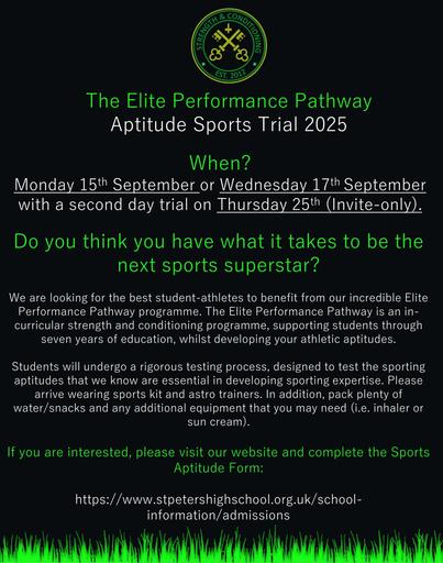 Sports Aptitude Poster