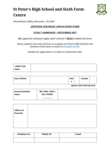 Music Aptitude Application 2026