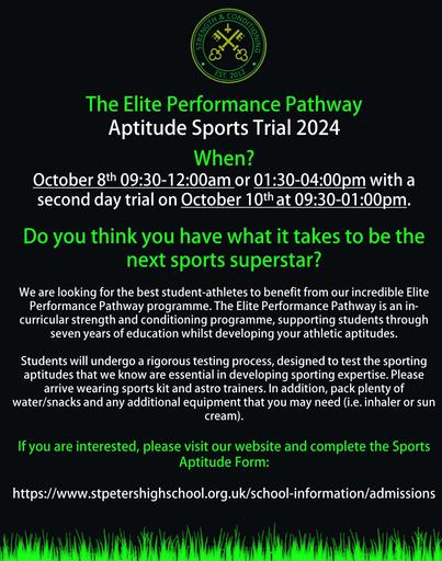 Sports Aptitude Poster 2024