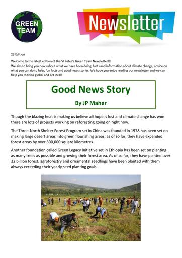 GreenTeam Newsletter 23