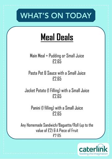 St Peters Meal Deals