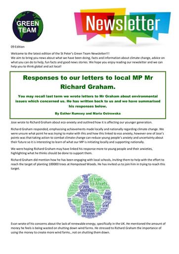 Green Team Newsletter 09